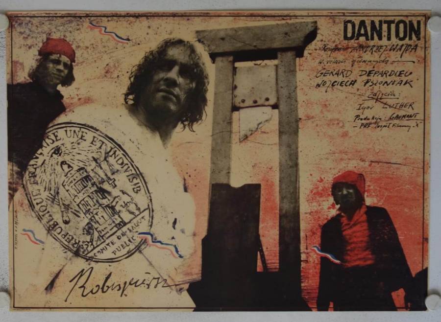 Danton originales polnisches Filmplakat